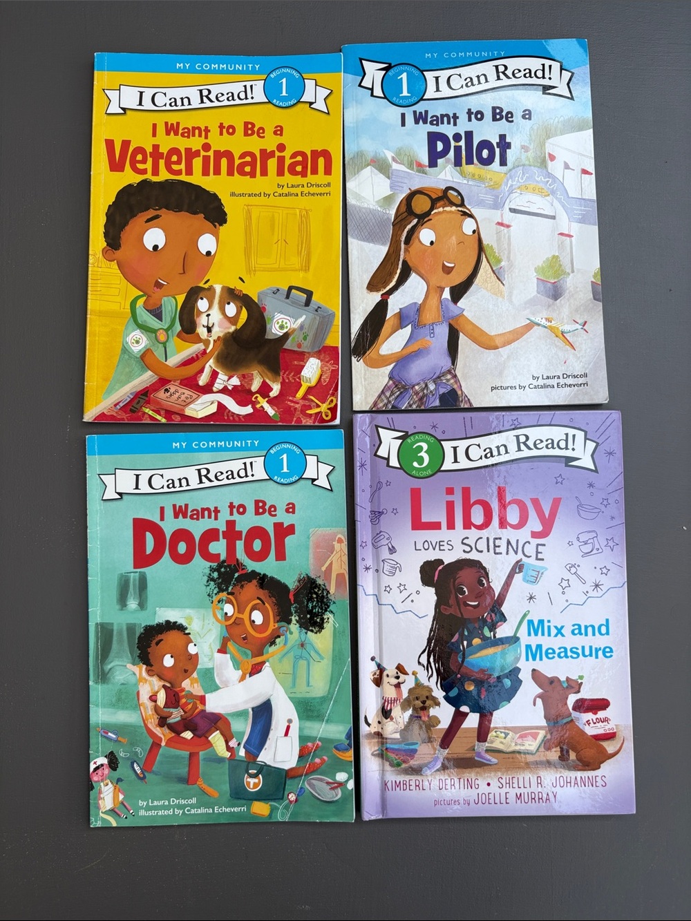 I Can Read My Community Career & STEM Children’s Books Lot of 4